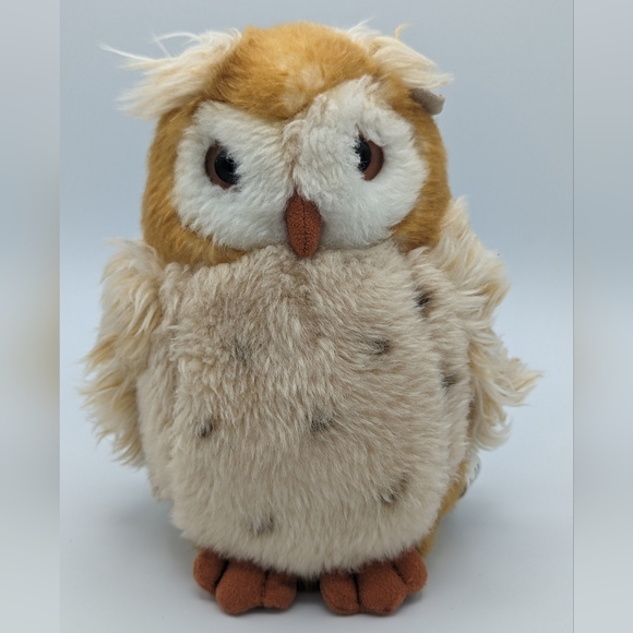 Owl Plush 1986 Vintage World Wildlife Fund For Nature Brown ULTRA RARE HTF - Picture 1 of 2